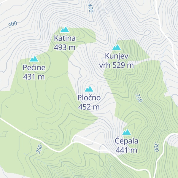 Map of Pločno
