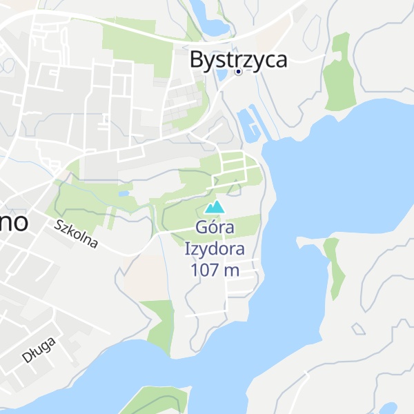Map of Zielone Wzgórze