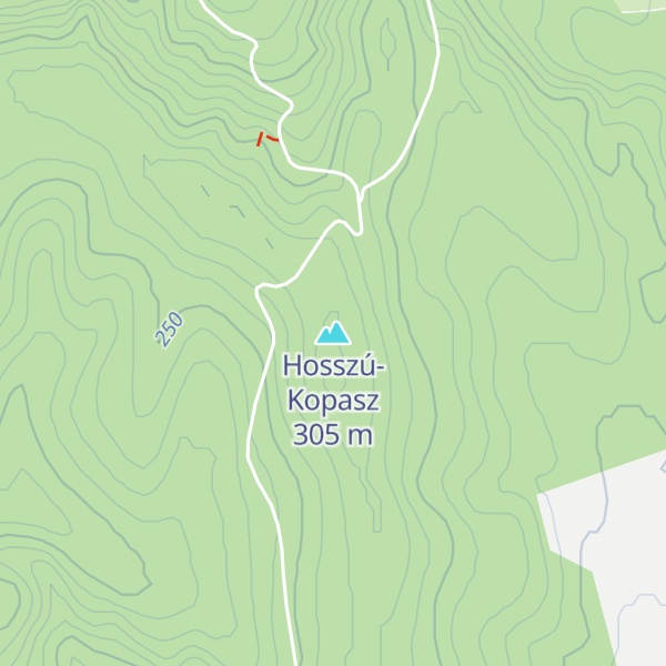 Map of Hosszú-Kopasz