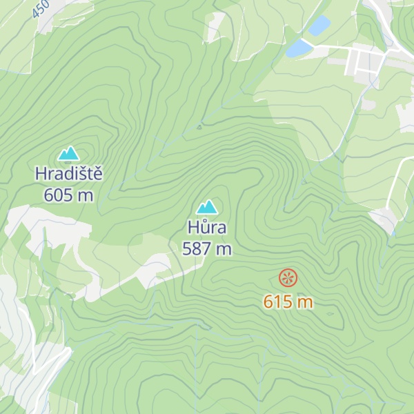 Map of Hůra