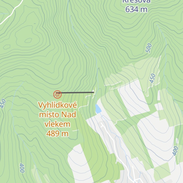 Map of Chata Hlaďačka
