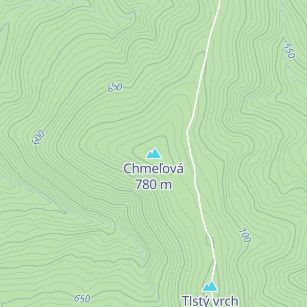 Map of Chmeľová