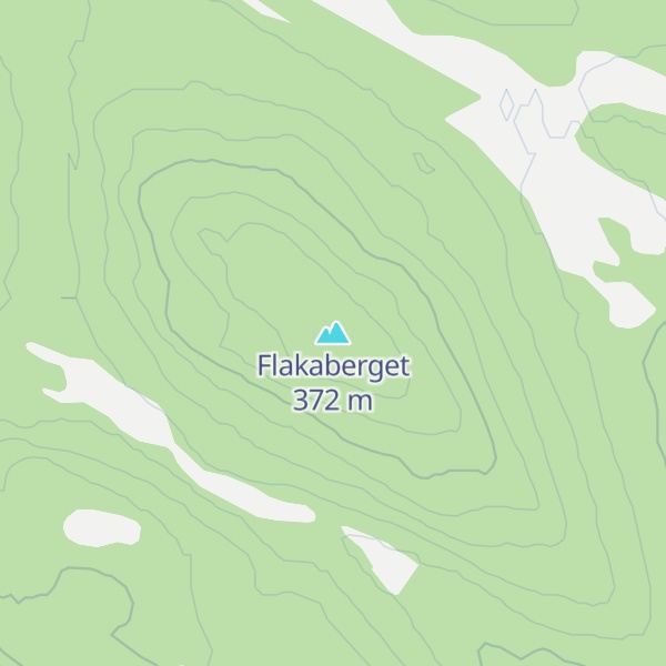 Map of Flakaberget