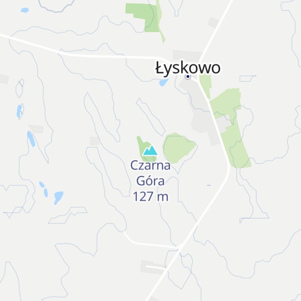 Map of Czarna Góra