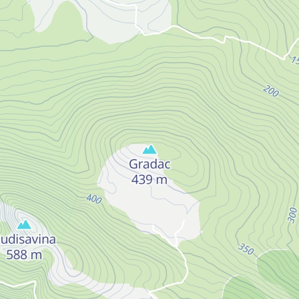 Map of Gradac