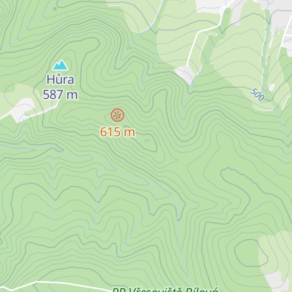 Map of Čertův Kámen
