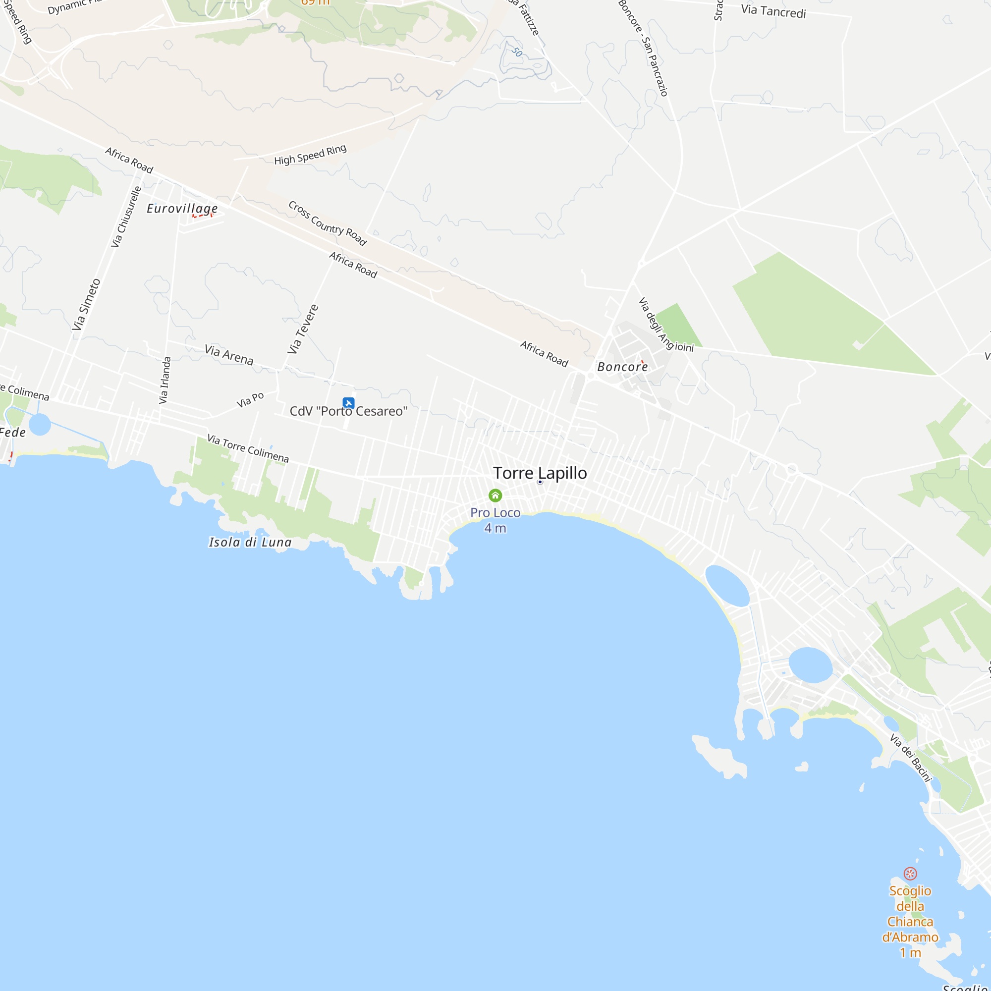 Pro Loco map