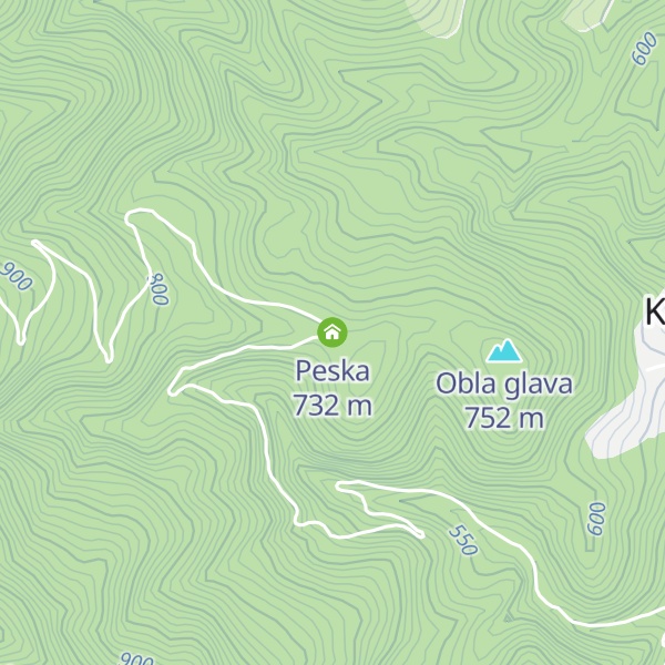 Map of Peska