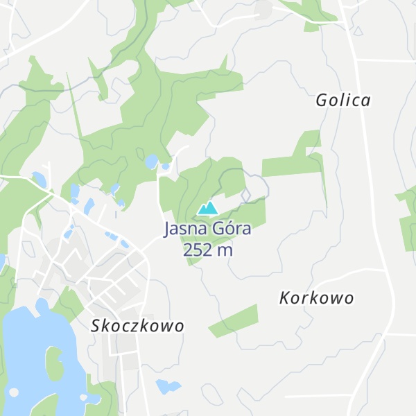 Map of Jasna Góra