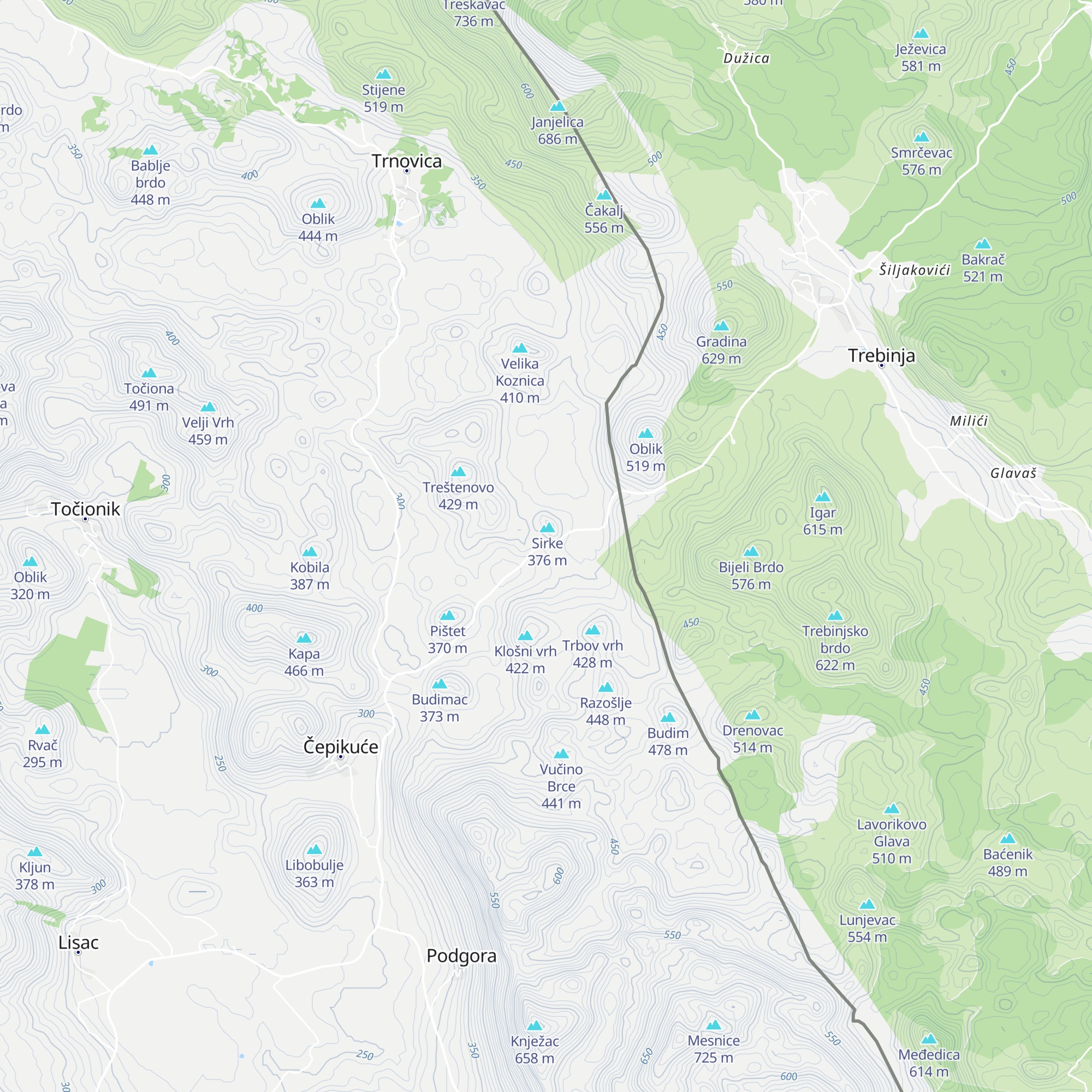 Granični prijelaz Čepikuće map