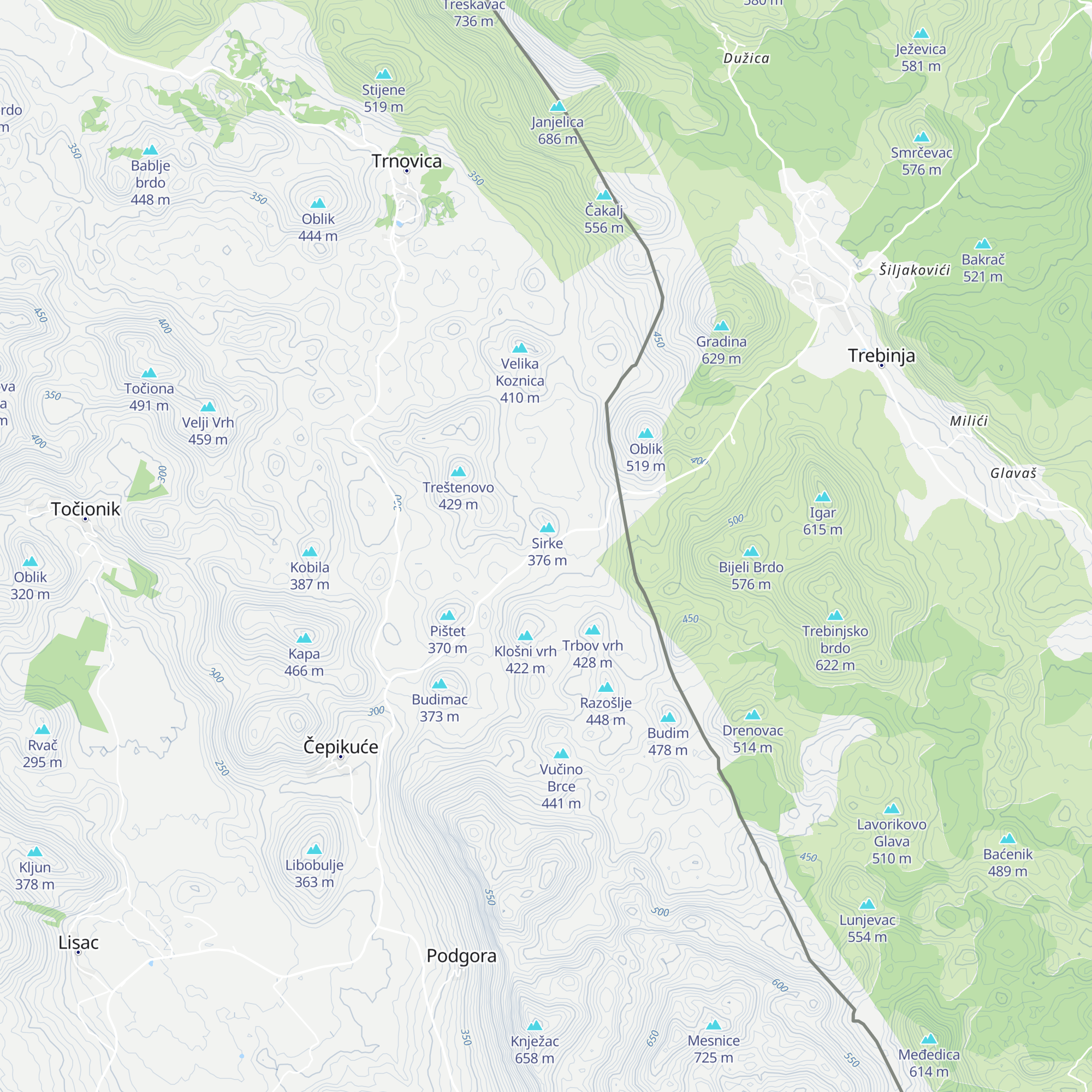 Granični prijelaz Čepikuće map