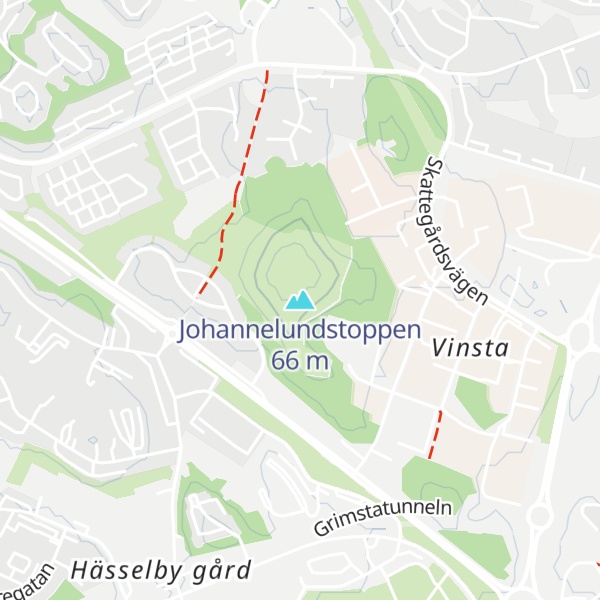 Map of Johannelundstoppen