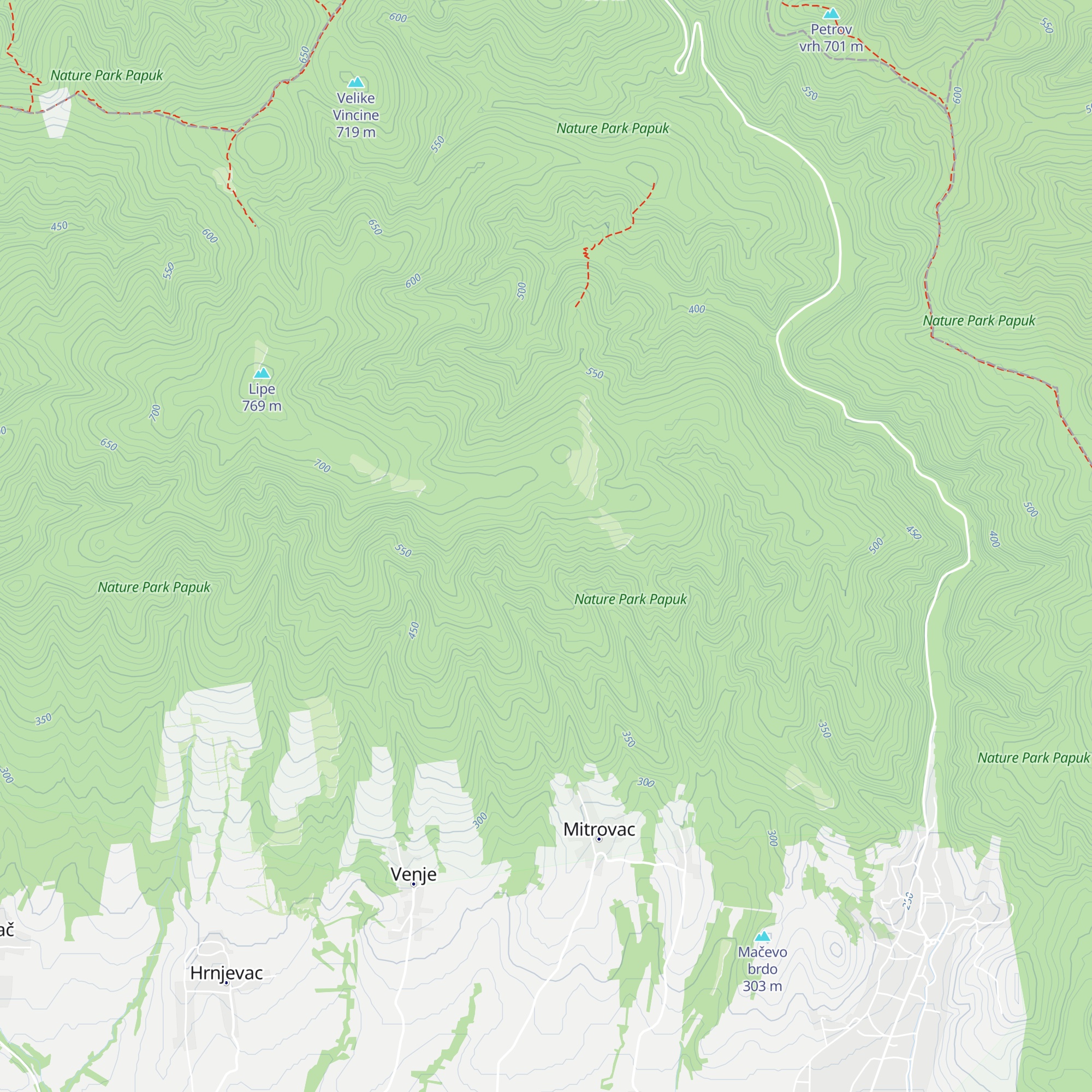 Planinarska kuća Mlaka map