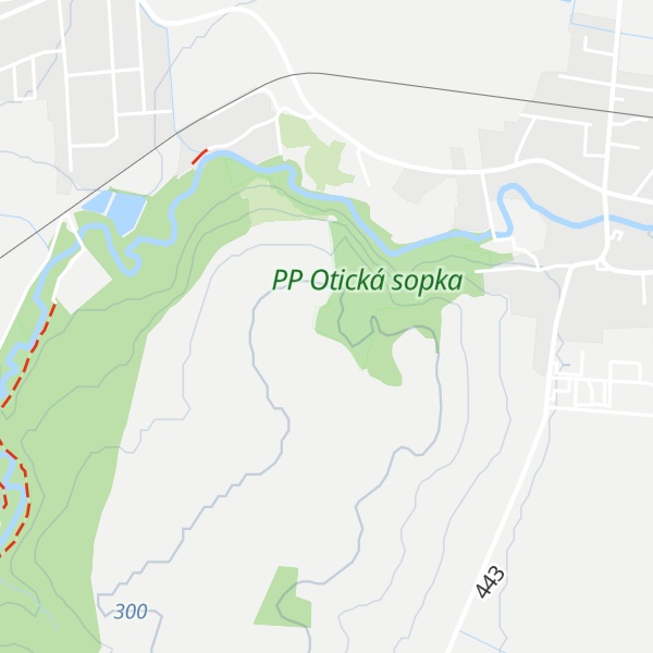 Map of Kamenná hora