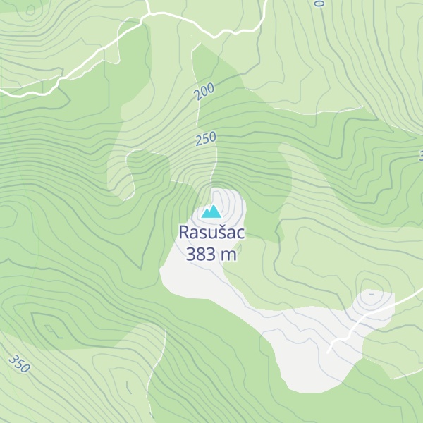 Map of Rasušac
