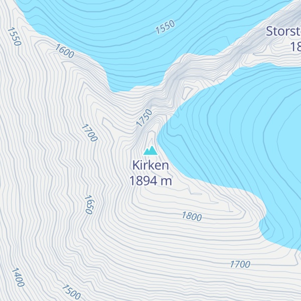 Map of Kirken