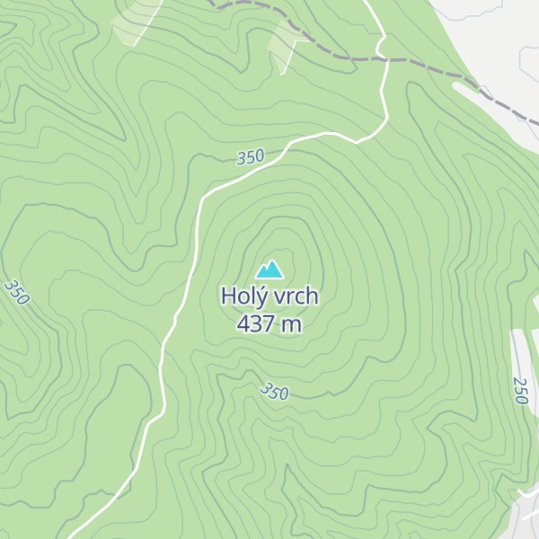 Map of Holý vrch