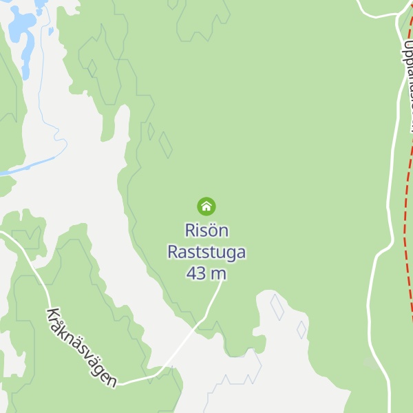 Map of Risön Raststuga