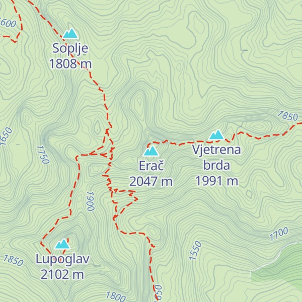 Map of Erač