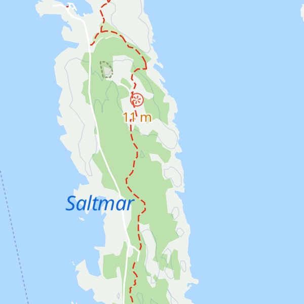 Map of Lindviksbergen