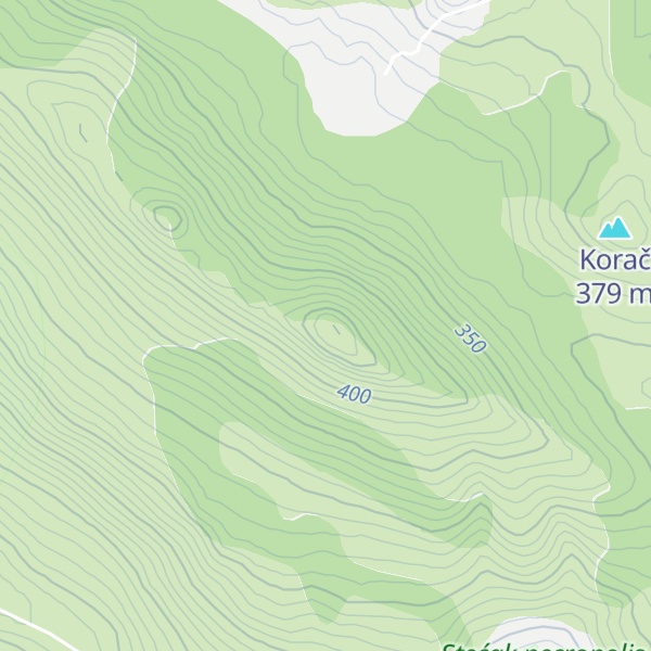 Map of Žujina Gradina