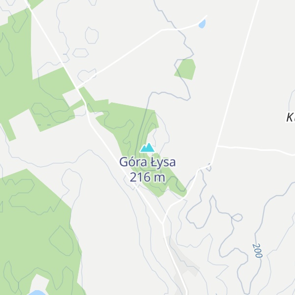 Map of Góra Łysa
