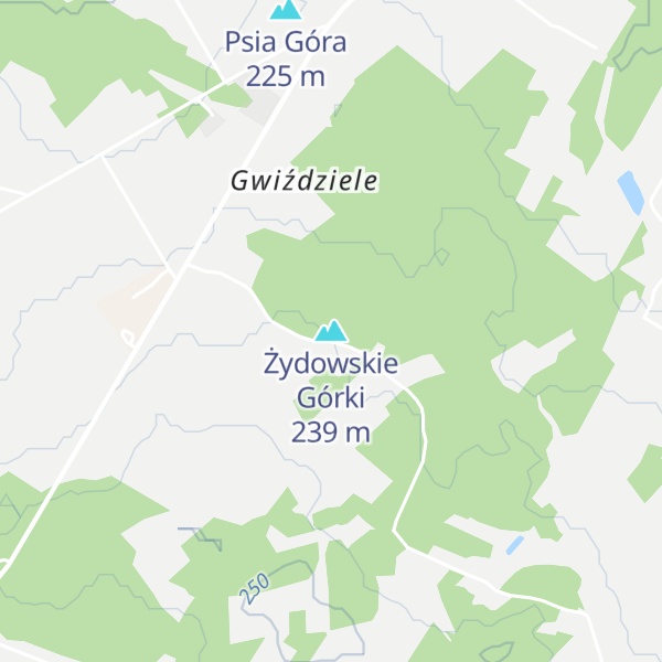 Map of Żydowskie Górki