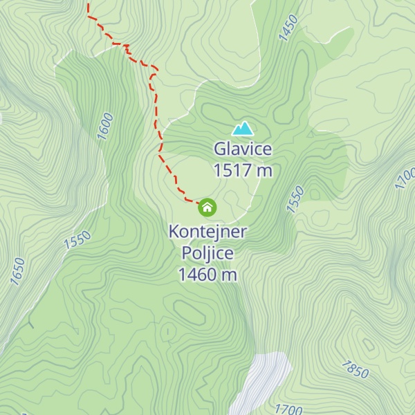 Map of Kontejner Poljice