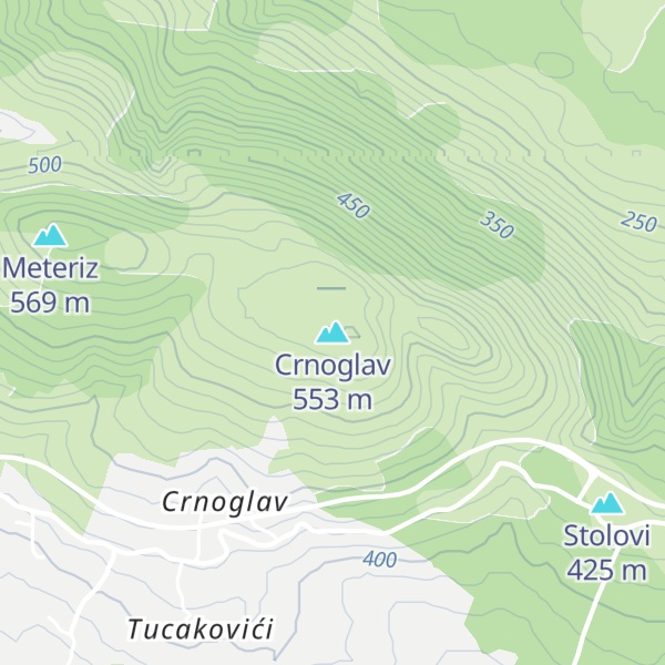 Map of Crnoglav