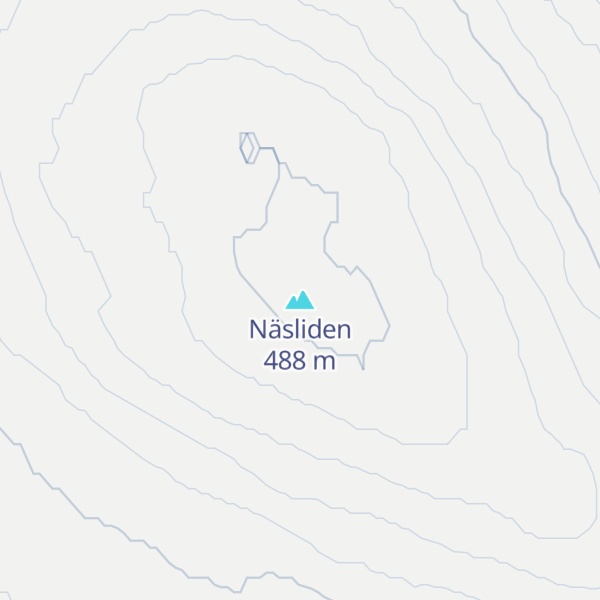 Map of Näsliden
