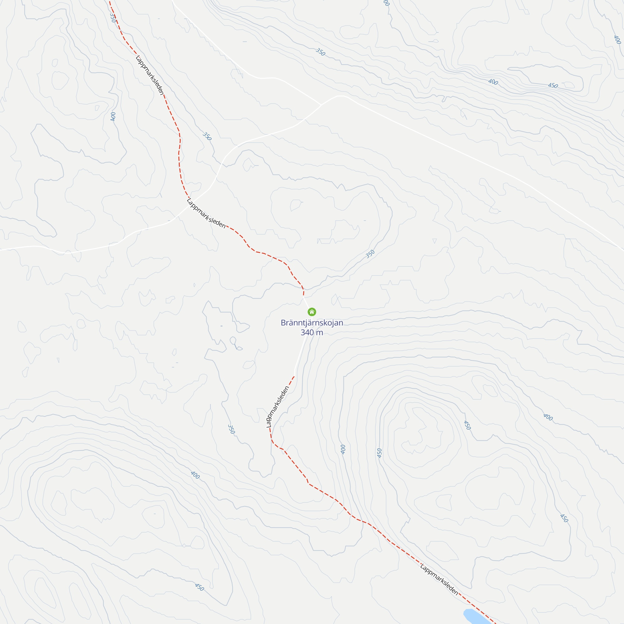 Bränntjärnskojan map