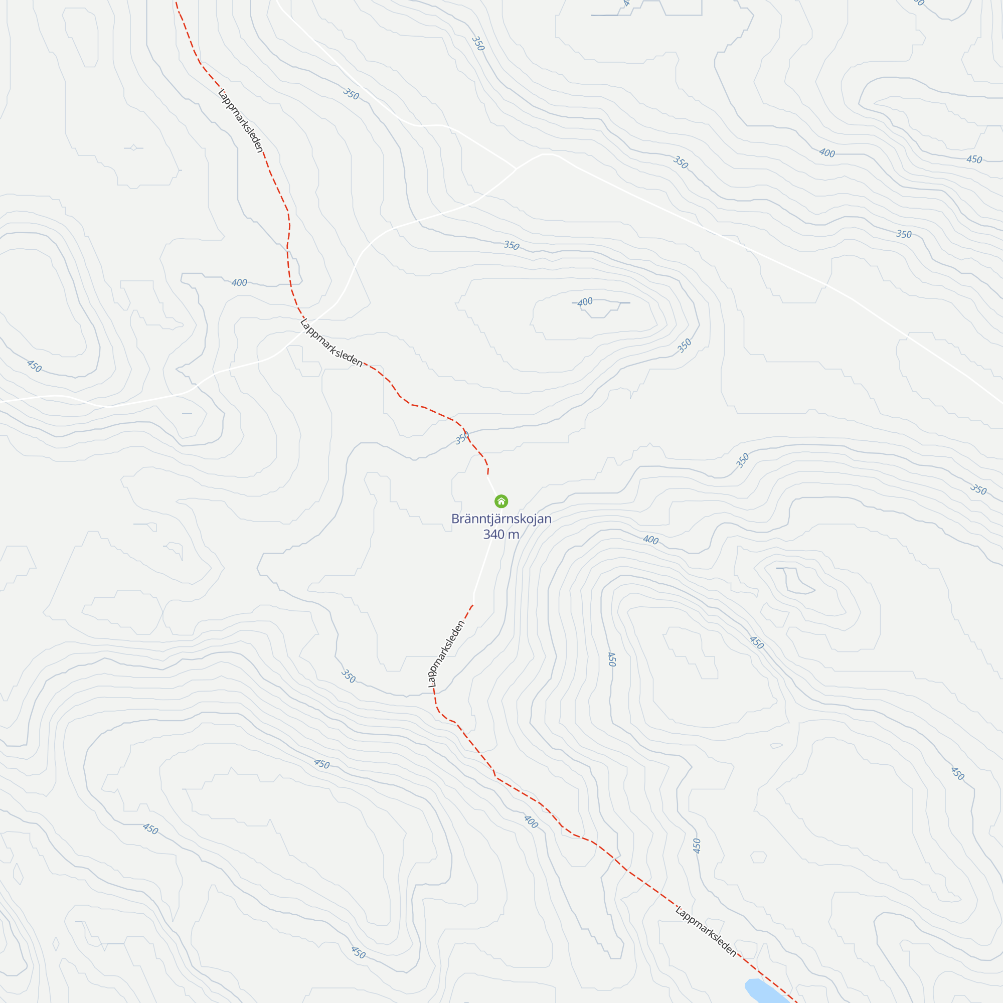 Bränntjärnskojan map