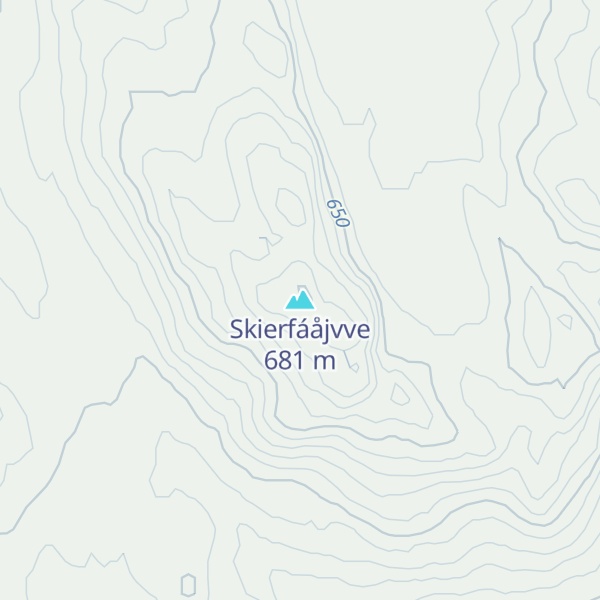 Map of Skierfáåjvve