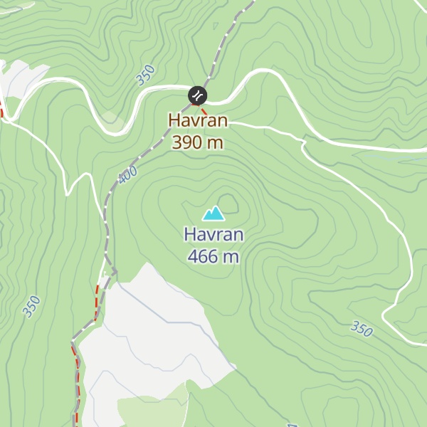 Map of Havran