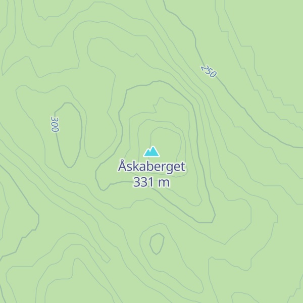 Map of Åskaberget