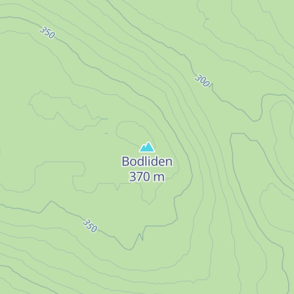 Map of Bodliden