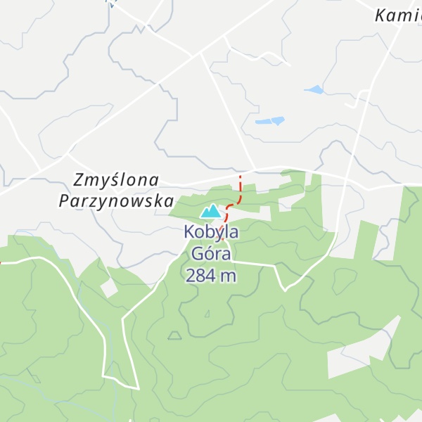 Map of Kobyla Góra