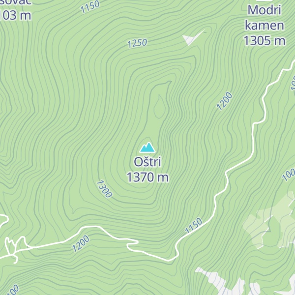 Map of Oštri