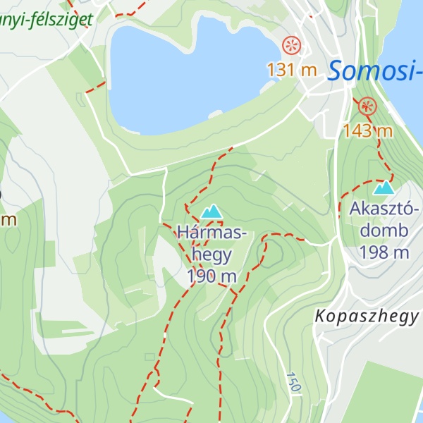Map of Hármas-hegy