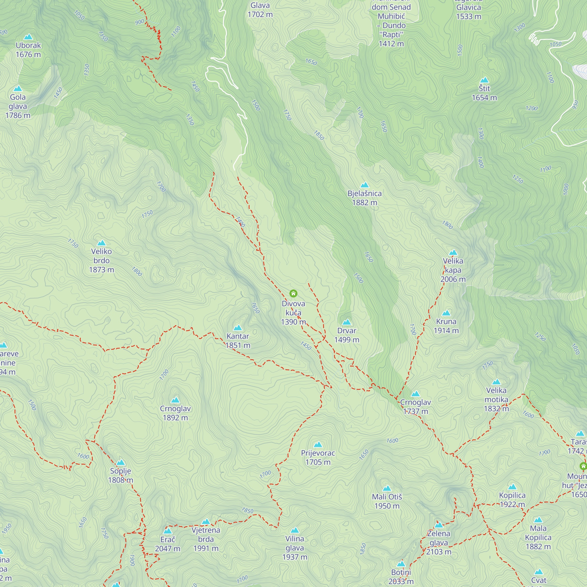 Divova kuča map