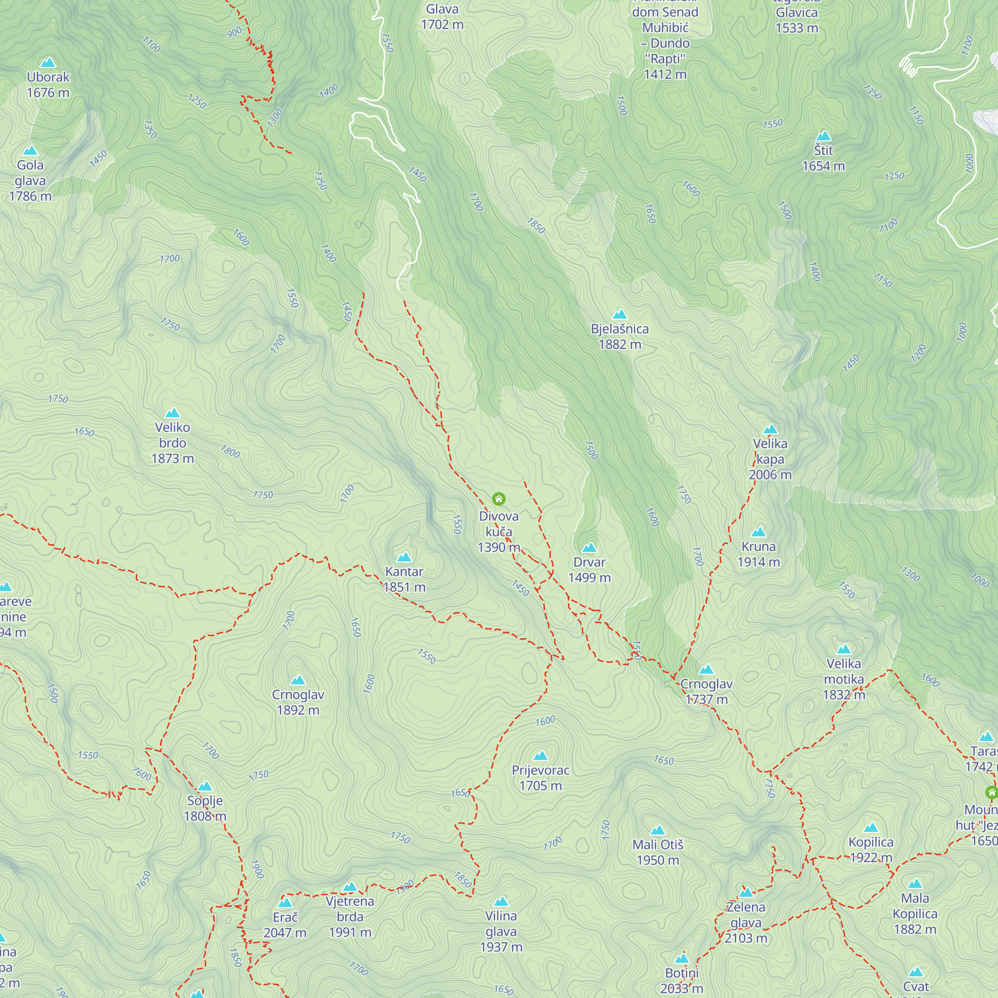 Divova kuča map