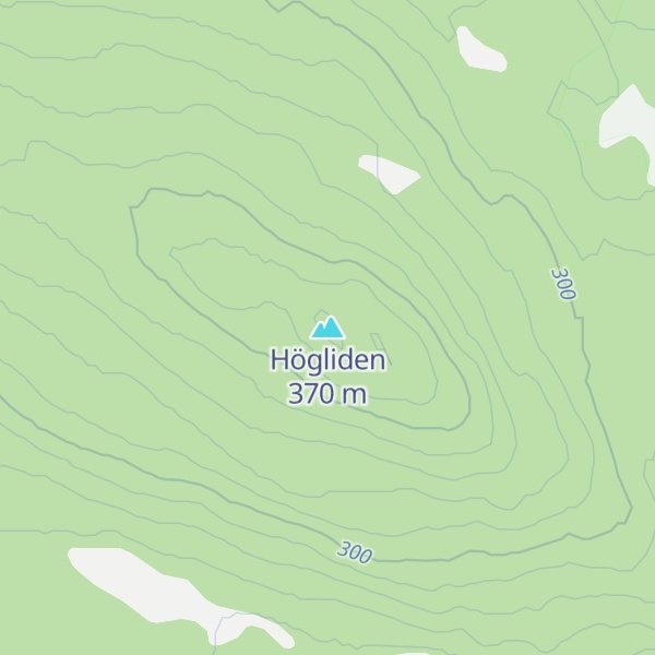 Map of Högliden