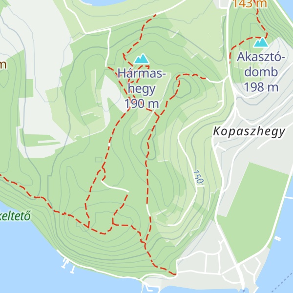 Map of Cser-hegy
