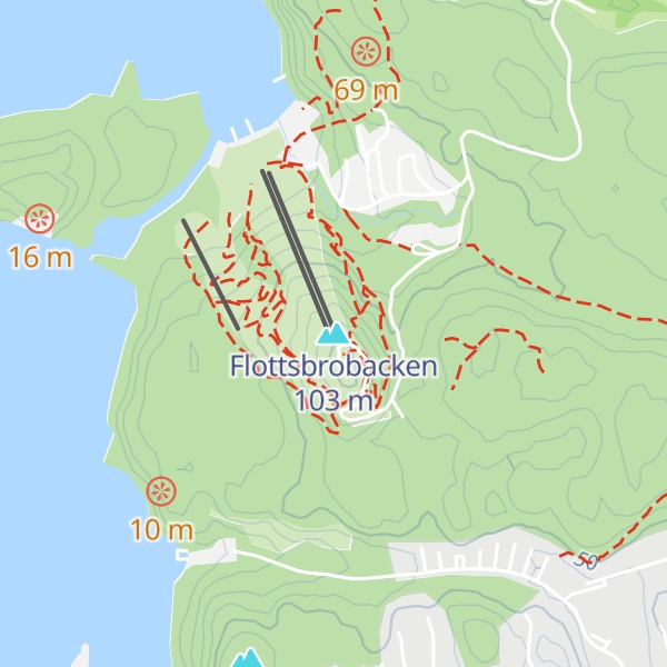 Map of Flottsbrobacken