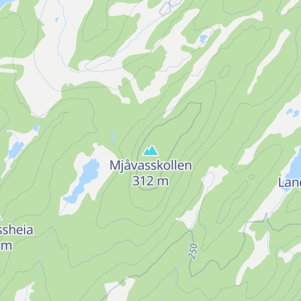 Map of Mjåvasskollen