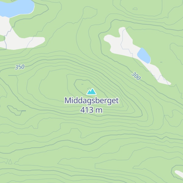 Map of Middagsberget