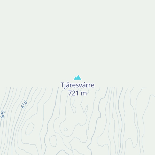 Map of Tjåresvárre