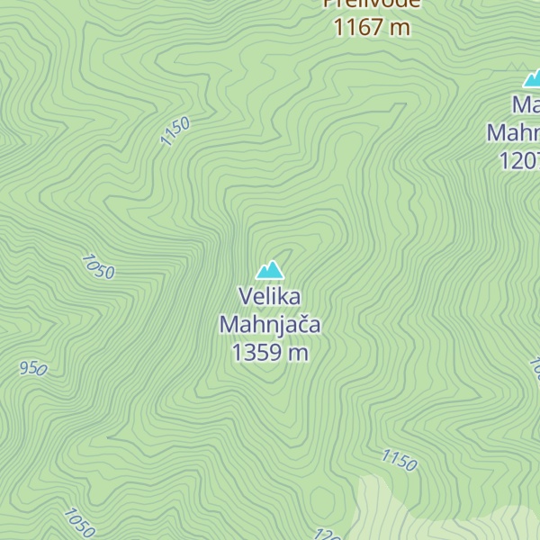 Map of Velika Mahnjača