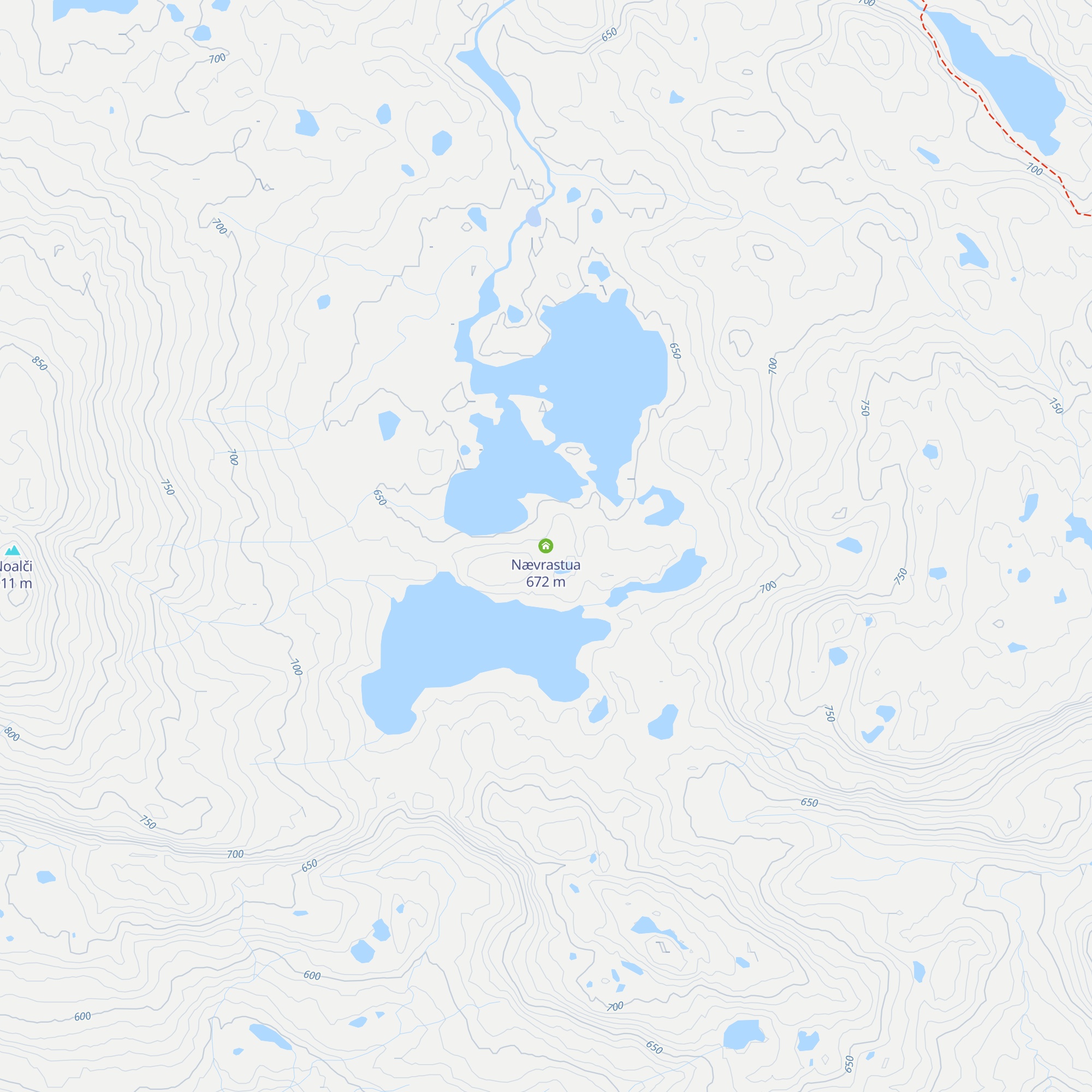 Nævrastua map