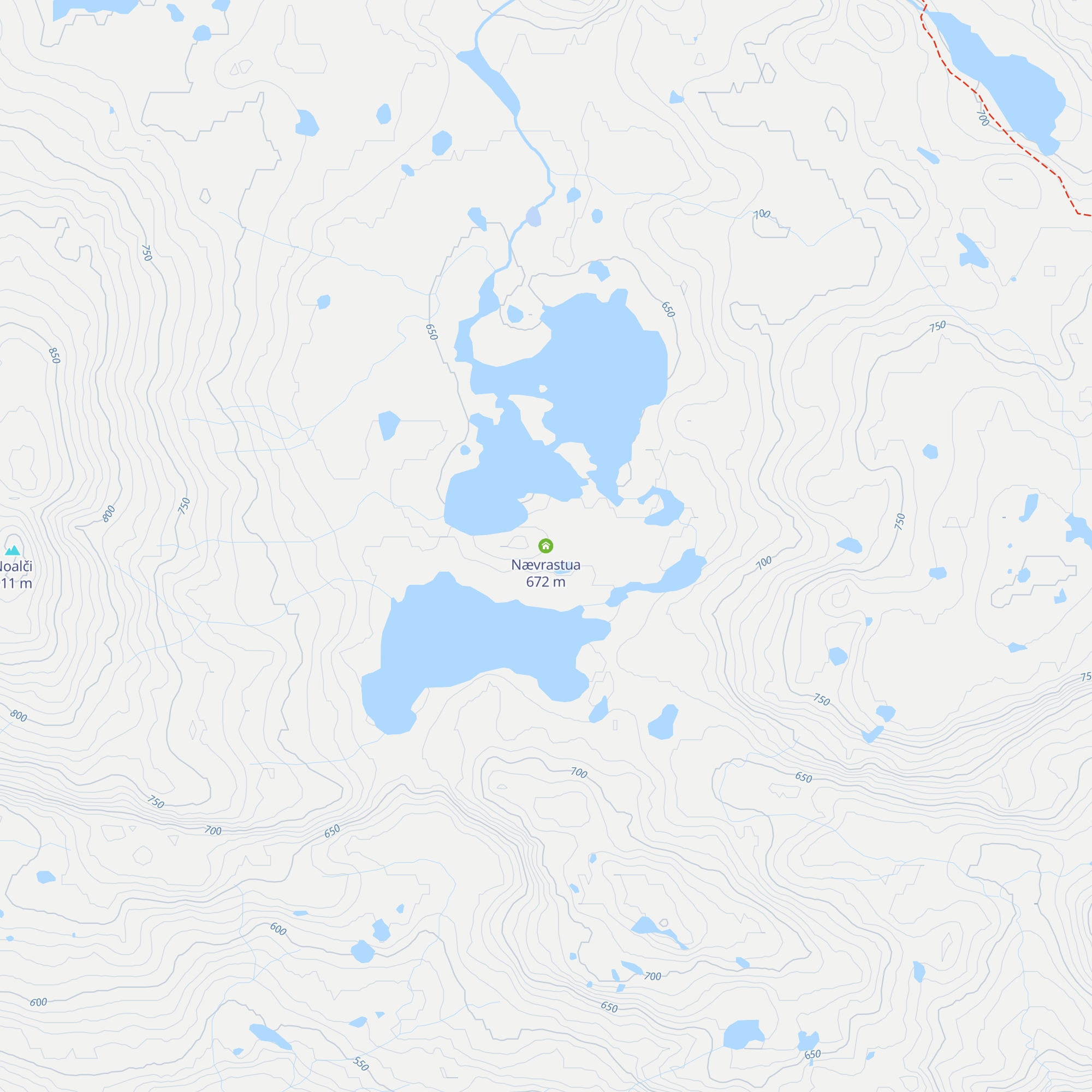 Nævrastua map